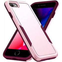 Heavy Duty Strong Armor Hybrid Trailblazer Case Cover for Apple iPhone 8 Plus / 7 Plus (Pink) Heavy Duty Strong Armor Hybrid Trailblazer Case Cover for Apple iPhone 8 Plus / 7 Plus (Pink)